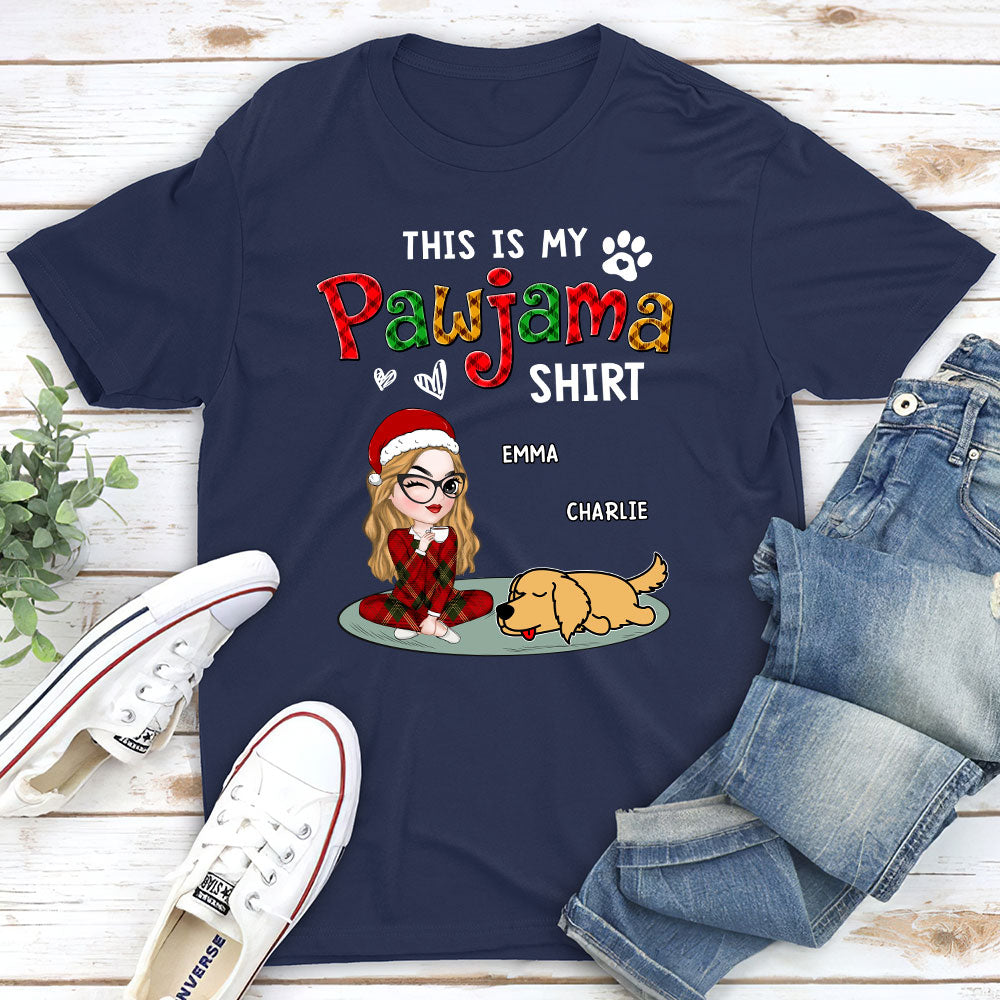 Pawjama Shirt Version 3 - Premium Personalized Custom Unisex 5.3 oz T-Shirt