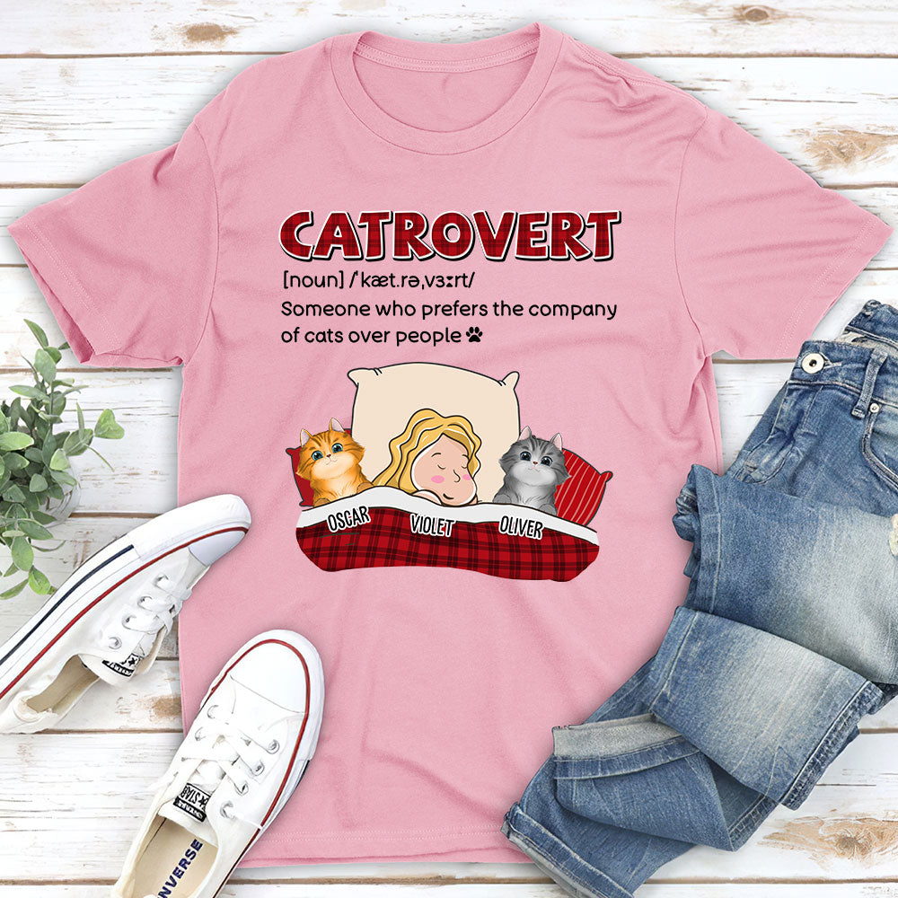 Catrovert - Personalized Custom Unisex 5.3 oz T-shirt for Pet Lovers