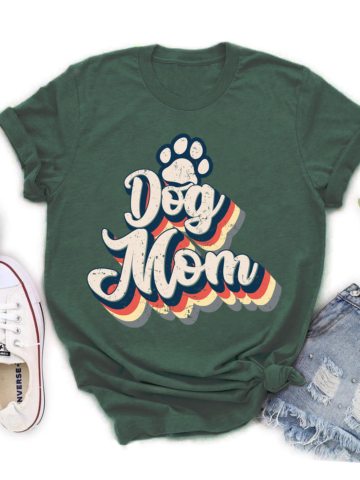 Stylish Unisex Dog Mom T-shirt - Ideal Gift for Pet Lovers