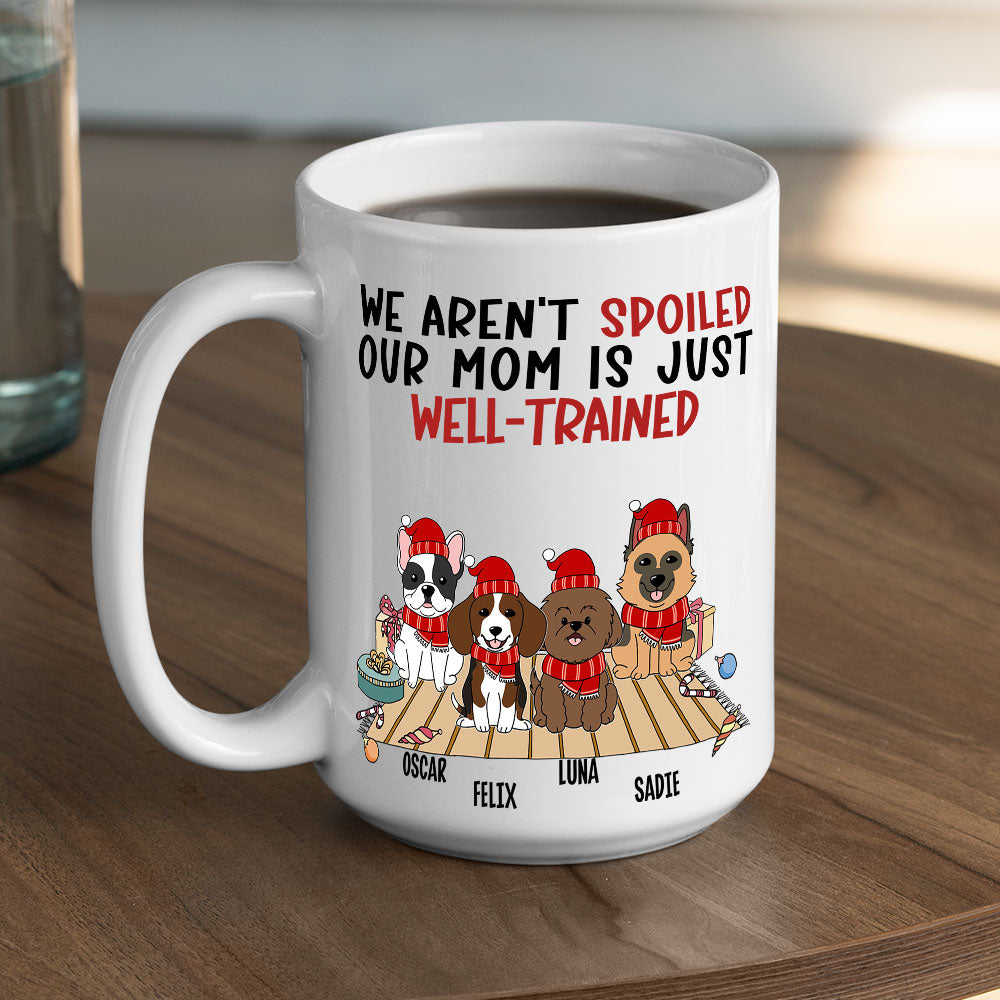 Well Trained Mom - Customizable Personalized Coffee Mug for Pet Lovers