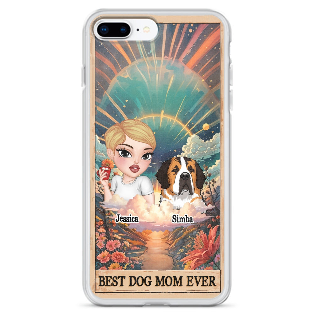 Customizable Dog Mom Tarot Personalized Phone Case - Ideal Gift for Canine - Loving Moms
