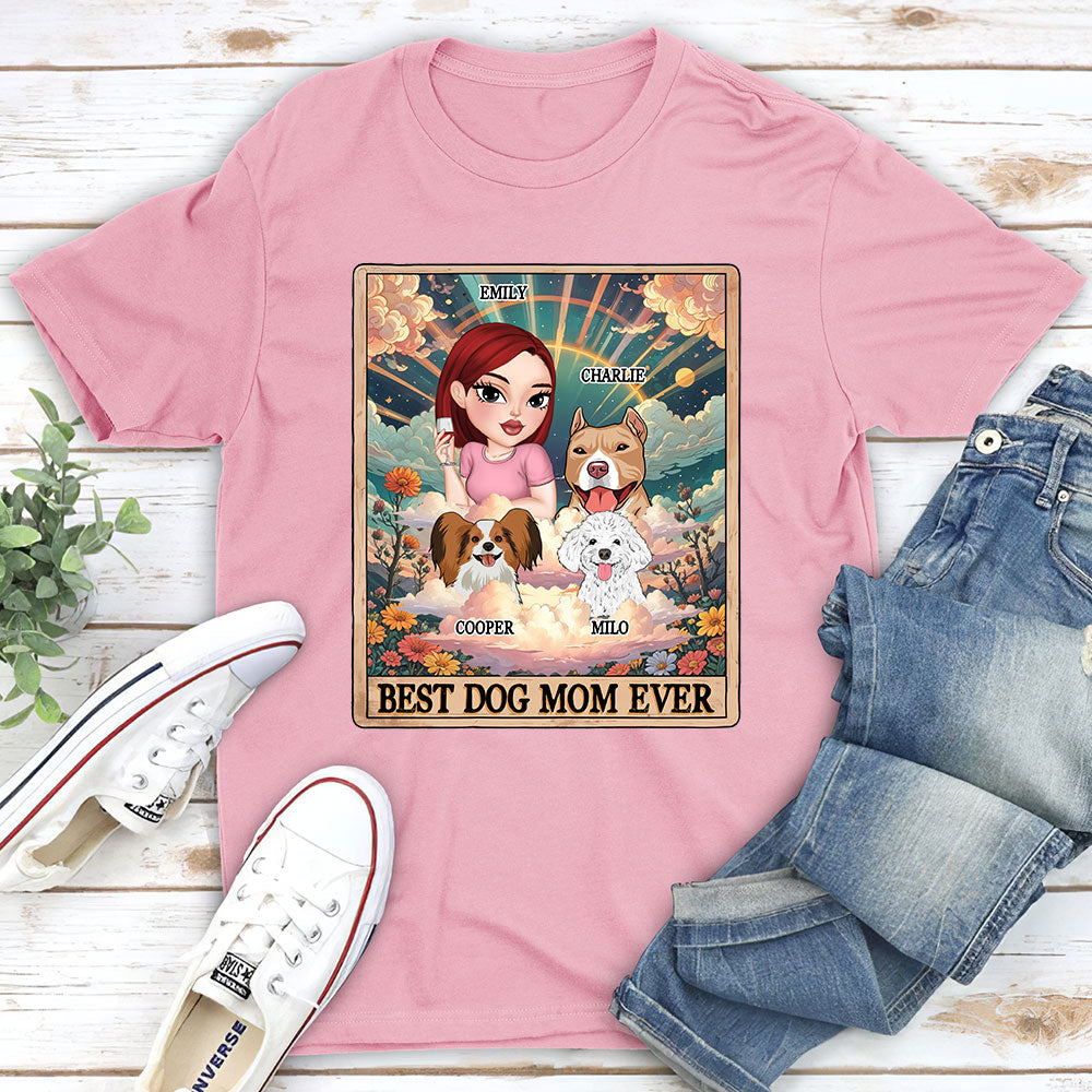 Tarot Dog Mom - Stylish Personalized Custom Unisex 5.3 oz T-shirt