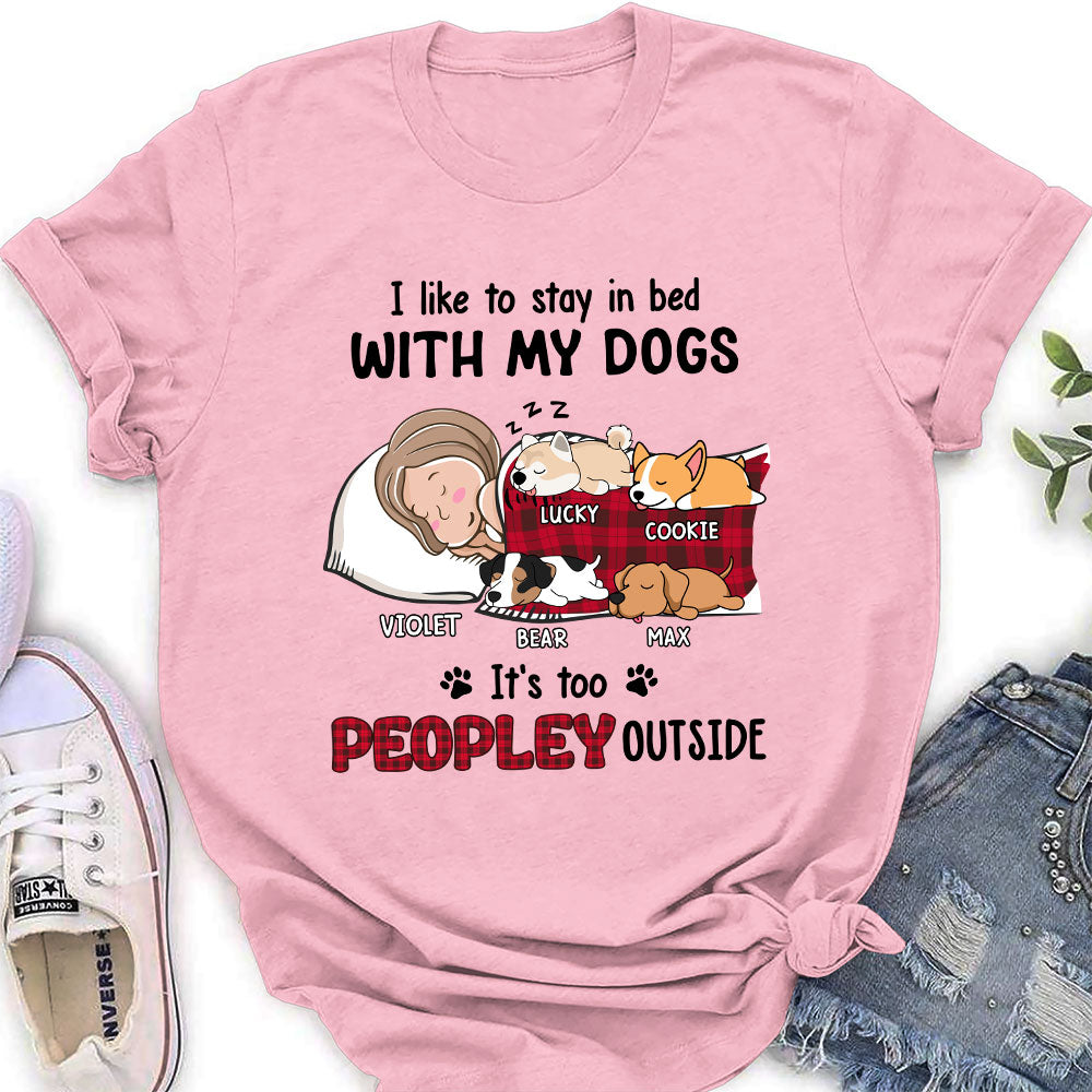 Cozy Bed - Personalized Custom Women's T-shirt for Pet Lovers