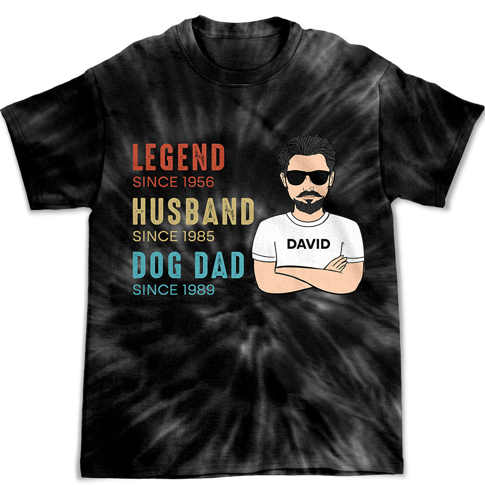 Legend Husband - Personalized Custom All-over-print Comfortable Polyester-Spandex T-shirt