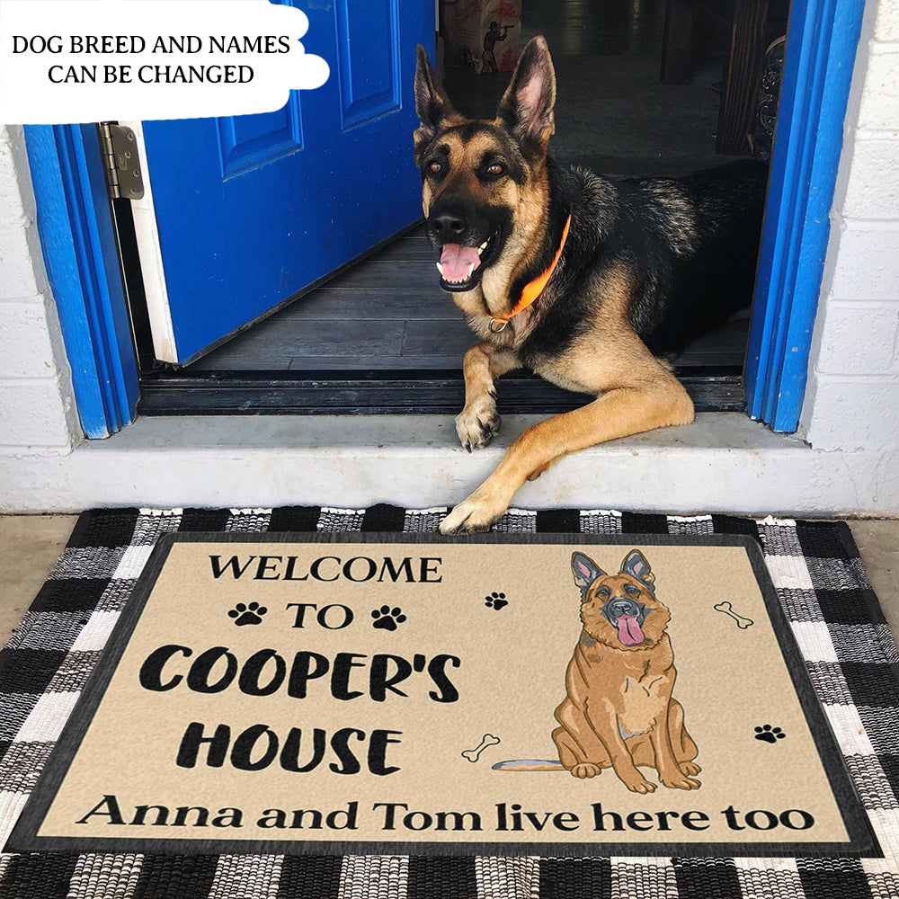 Customizable Personalized Dog Picture Doormat - Ideal Gift for Pet Lovers
