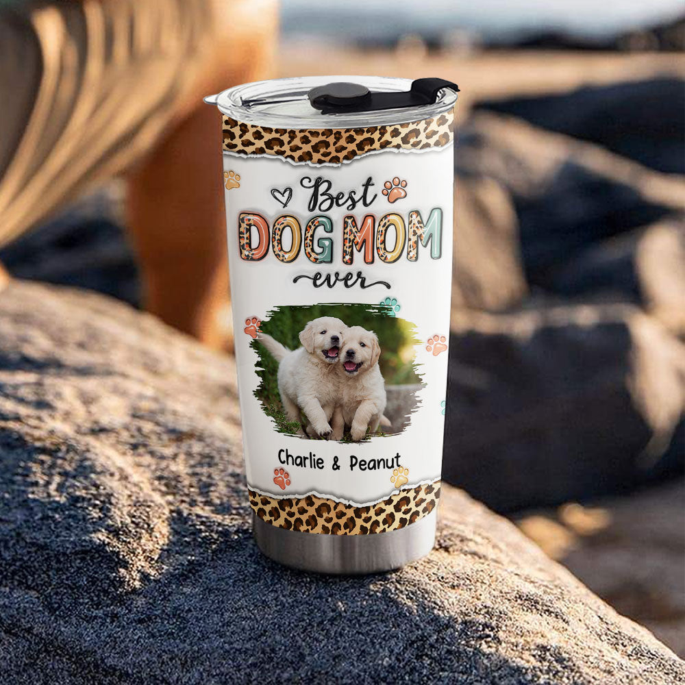 Best Mom Ever And Ever Personalized Custom 3D Inflated Effect Stainless Steel 20oz Tumbler for Ultimate Drink Insulation