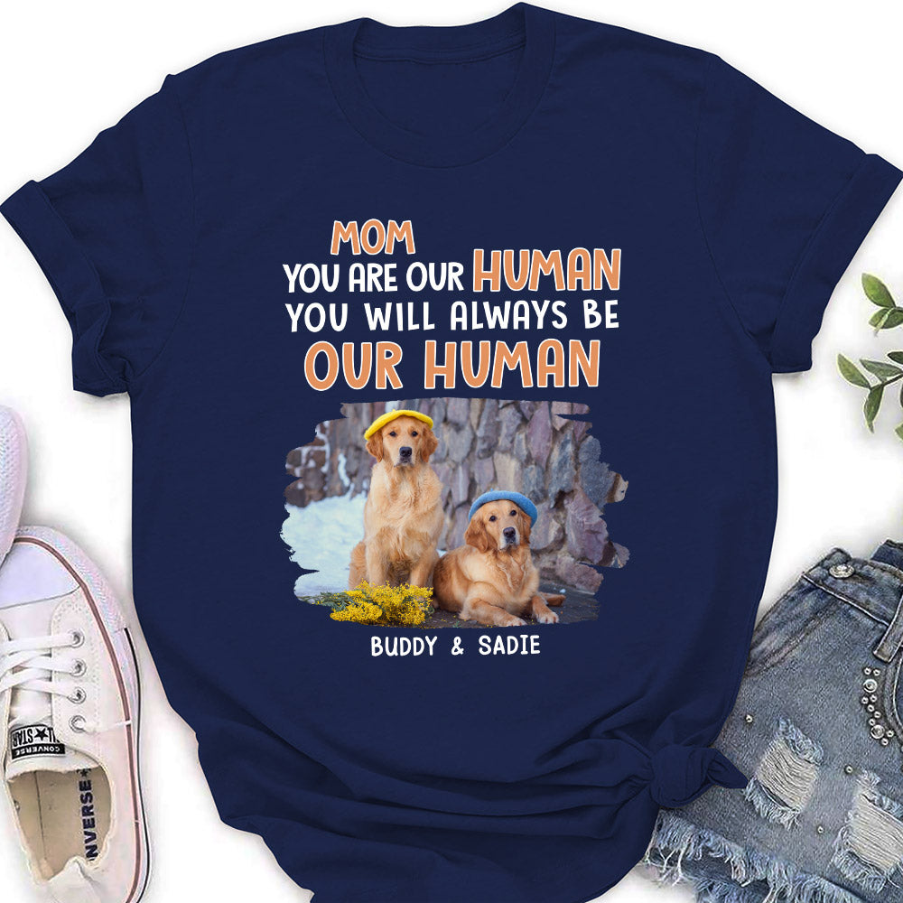 Be My Human - Stylish Personalized Custom Women's T-shirt for Pet Lovers