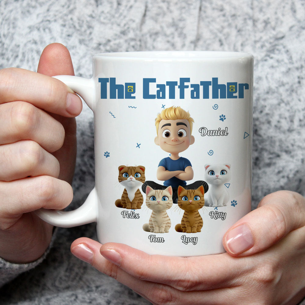 I Am The Catfather - Unique Personalized Custom Coffee Mug for All Beverages