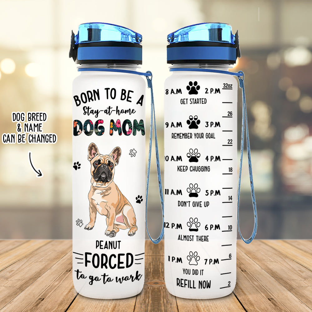 Personalized Custom Time - Marked Water Tracker Bottle for Those Forced To Go To Work