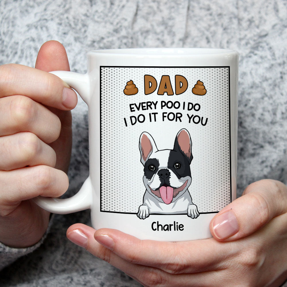 Personalized Custom 'Thanks For Picking Up Our Poop' Coffee Mug - Ideal for Pet Lovers