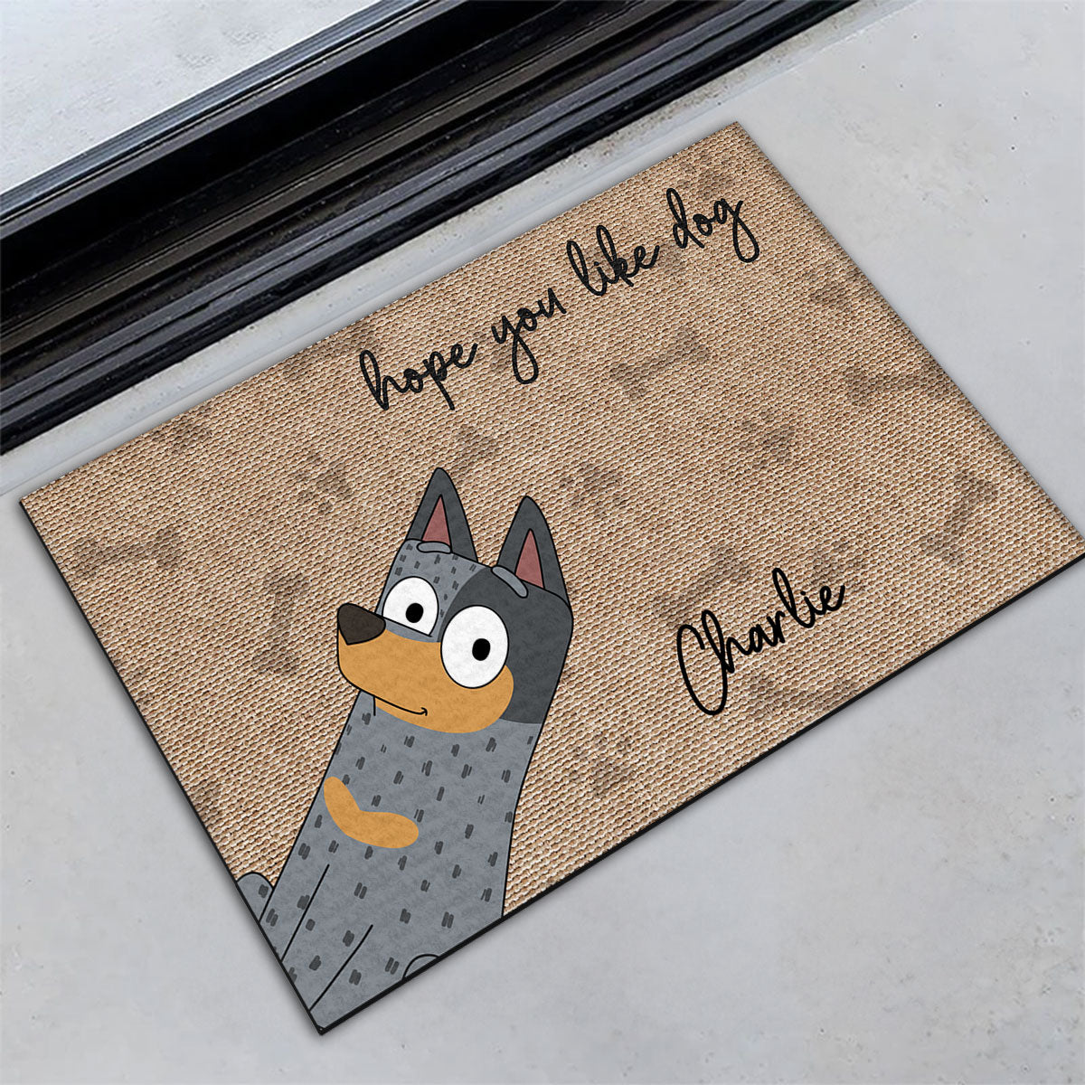 Hope You Like Dog - Personalized Custom Doormat with High - Quality Printing and Multiple Sizes