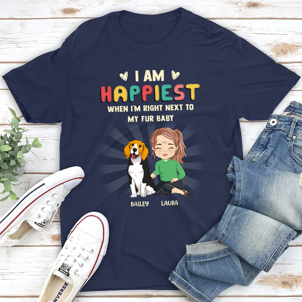 With My Fur Baby - Personalized Custom Unisex 5.3 oz T-shirt for Pet Lovers