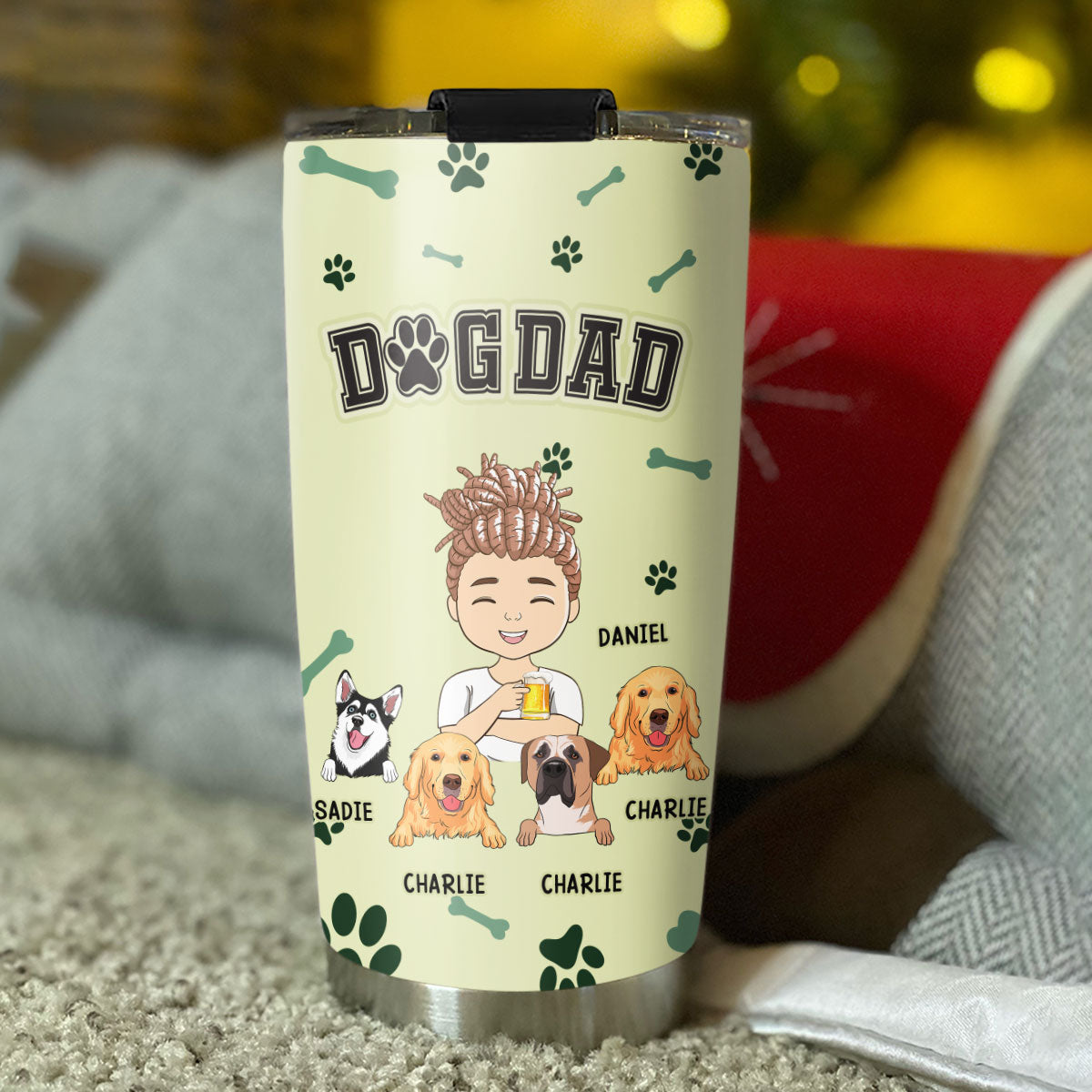Pawdre - Customizable Personalized 20oz Stainless Steel Tumbler