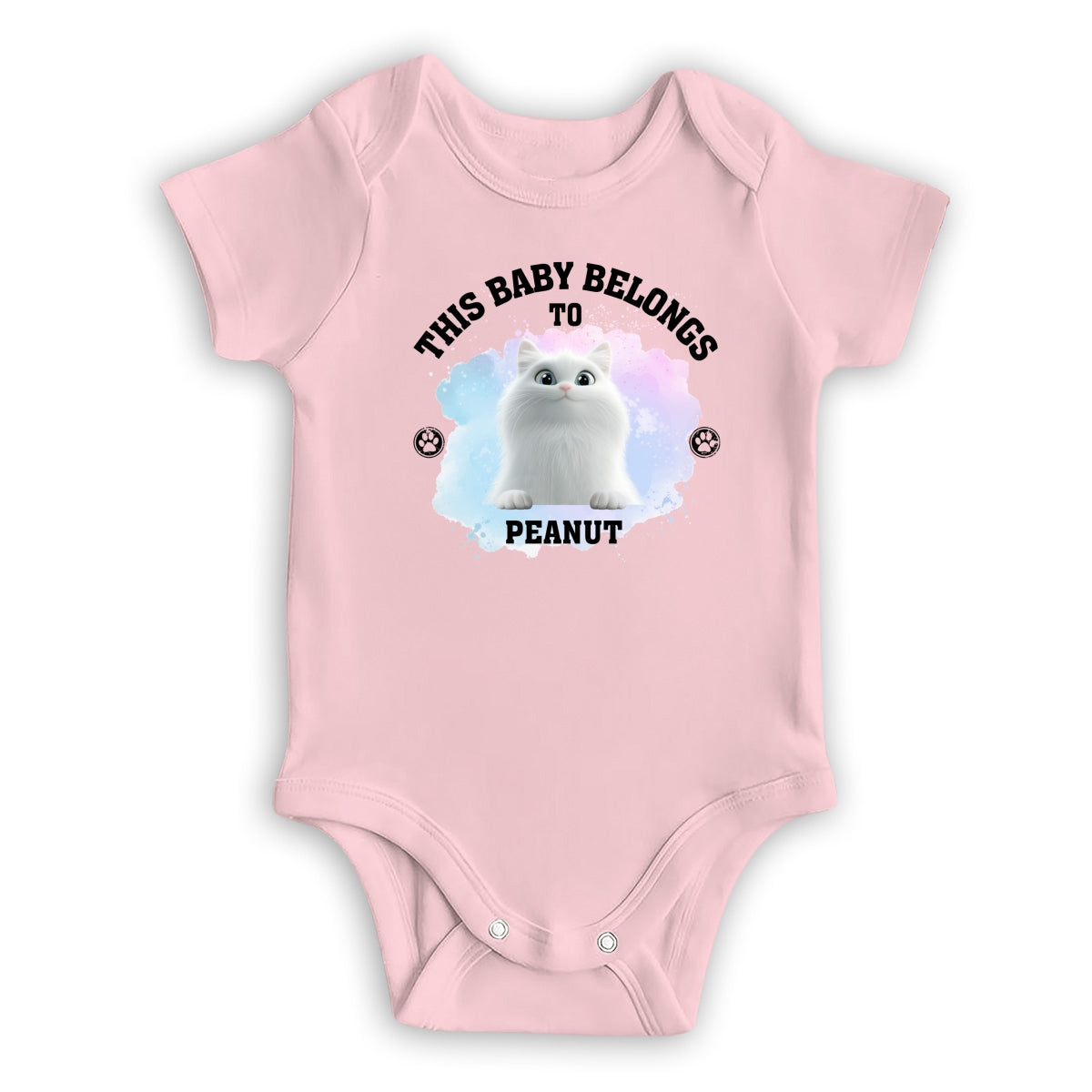 Belongs To Cats - Exquisitely Personalized Custom Baby Onesie for Unforgettable Moments