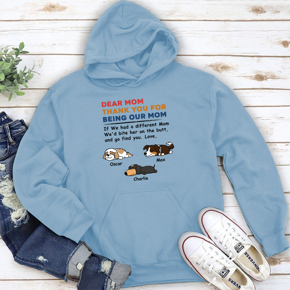 Bite The Butt – Personalized Custom Unisex 8.0 oz Hoodie for Pet Lovers