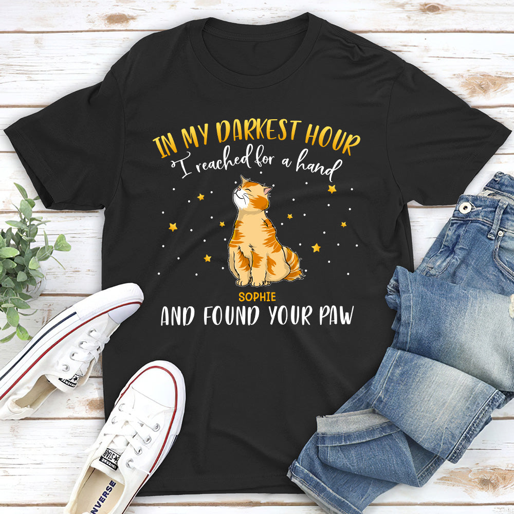 Found Your Paw - Personalized Custom Unisex 5.3 oz T - shirt for Pet Lovers