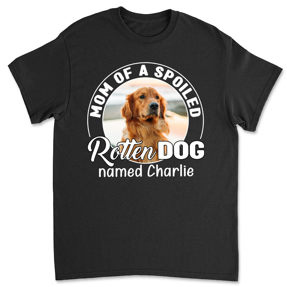 Spoiled Rotten Dog Chibi Cartoon Personalized Custom Unisex 5.3 oz T-shirt - Ideal Gift for Pet Lovers