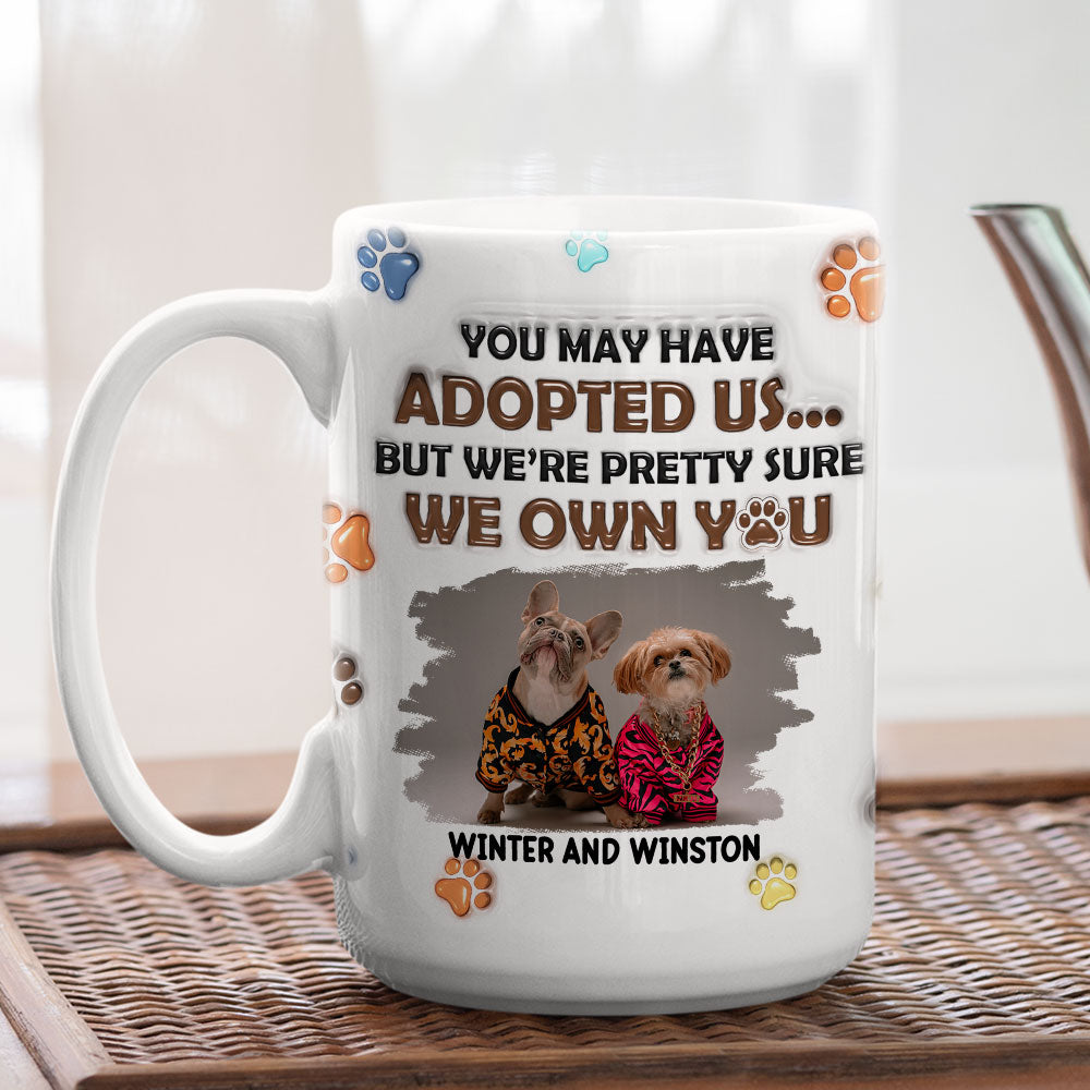 Personalized Custom 3D Inflated Effect Ceramic Mug with Your Own Photo - 11oz