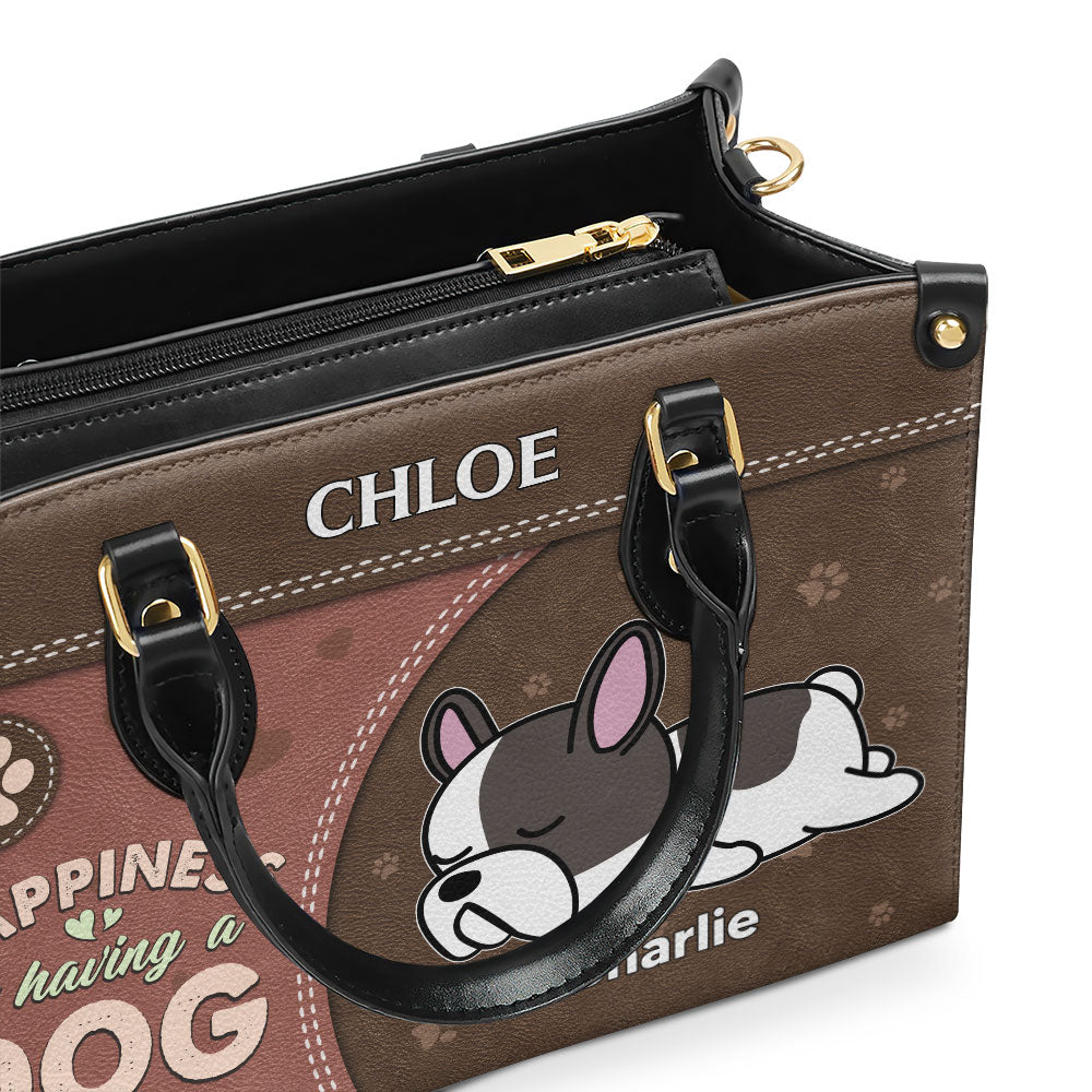 Personalized Custom Leather Bag for Dog Lovers