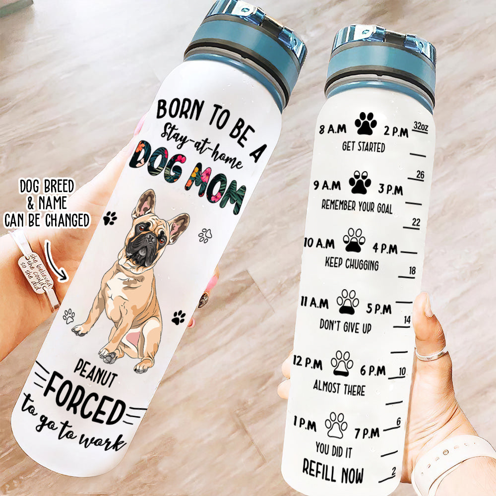 Personalized Custom Time - Marked Water Tracker Bottle for Those Forced To Go To Work