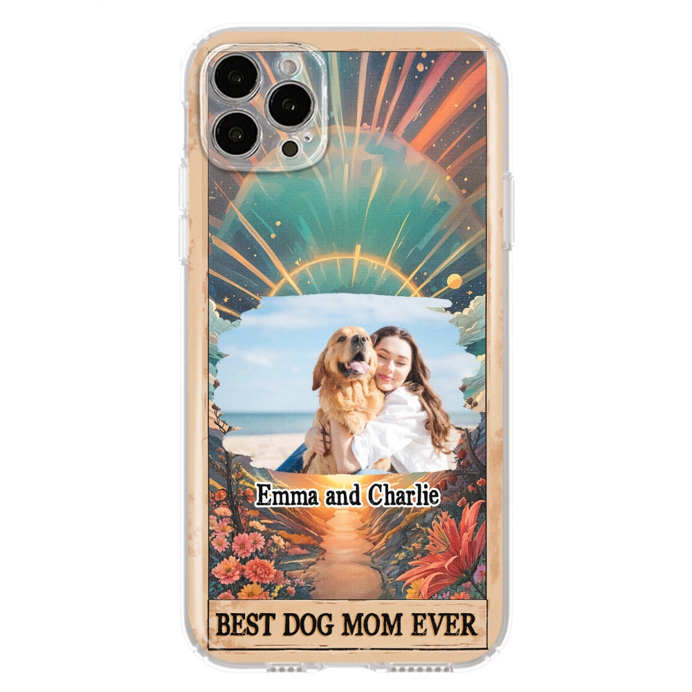 Personalized Custom Dog Mom Tarot Photo Smartphone Case - Ideal Gift for Dog Lovers