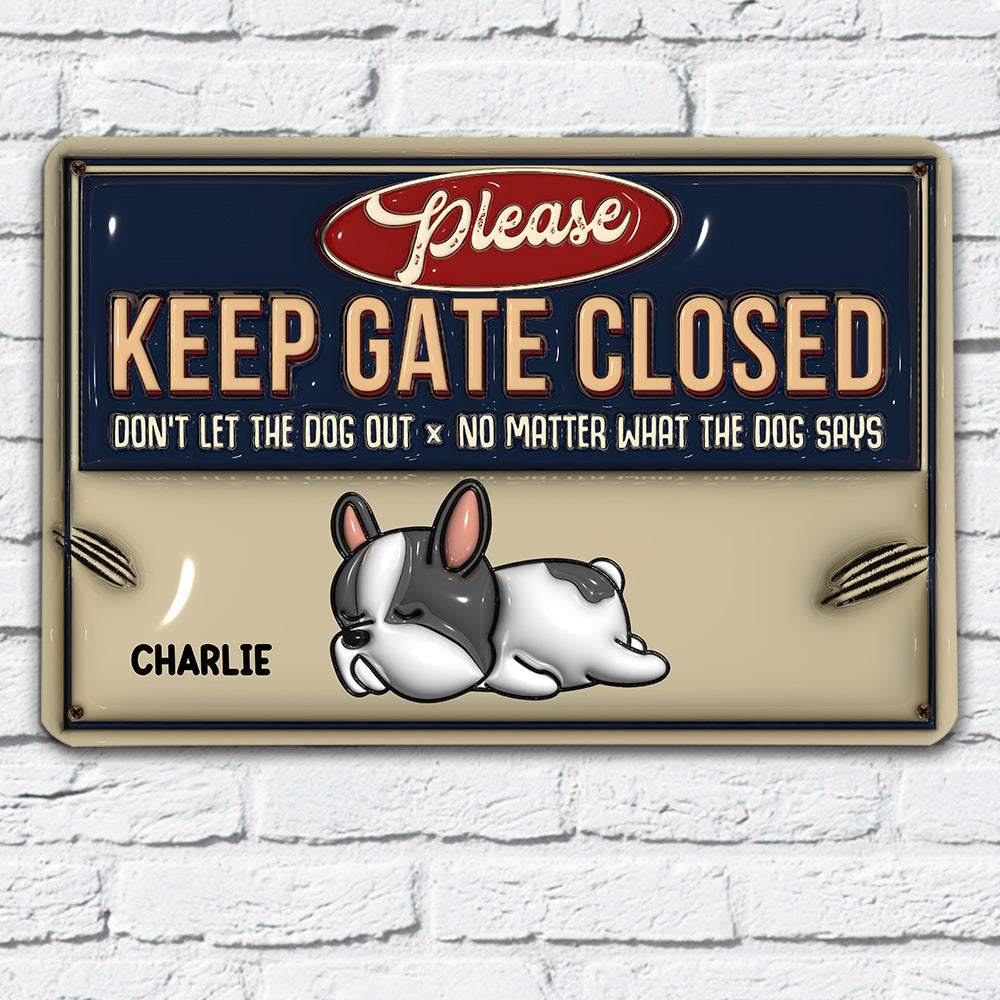 No Matter What - Stunning Personalized Custom 3D Inflated Effect Metal Sign for Home and Office Decor