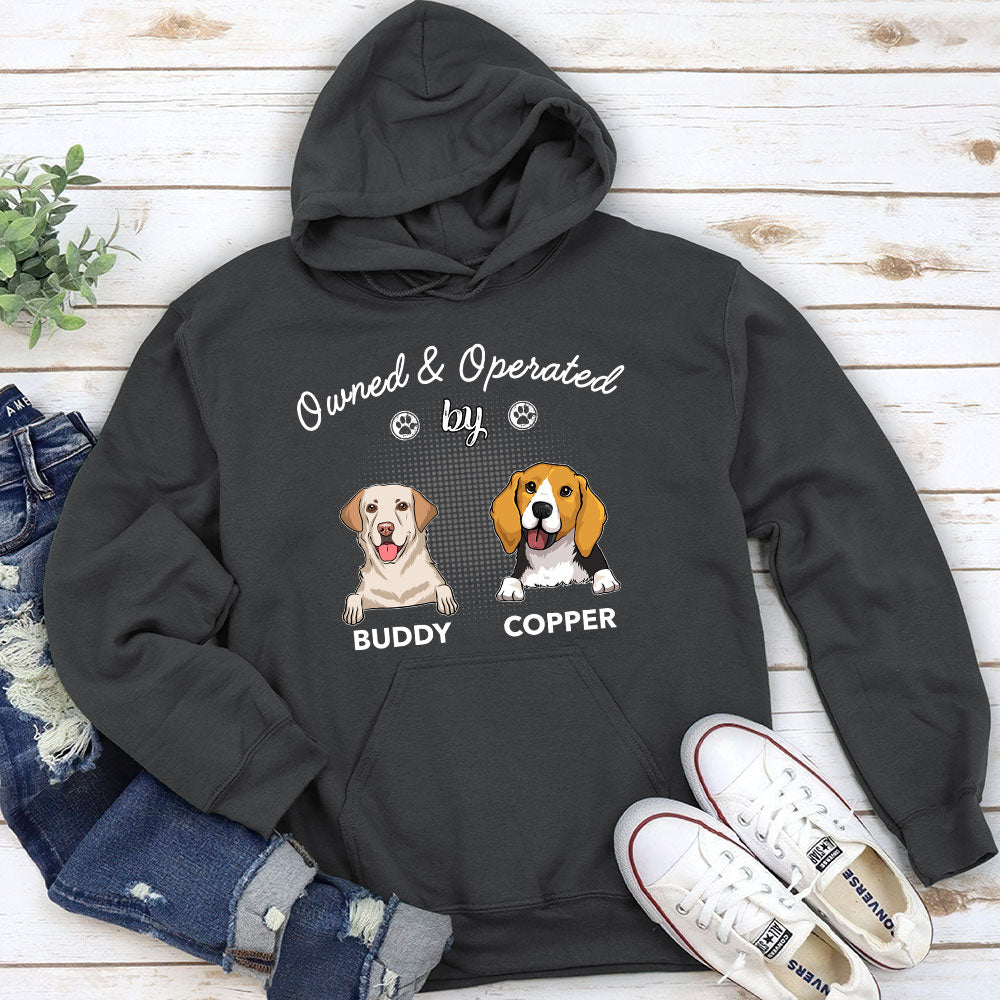 Dog - Operated Personalized Custom Unisex 8.0 oz Hoodie - Ideal Gift for Pet Lovers