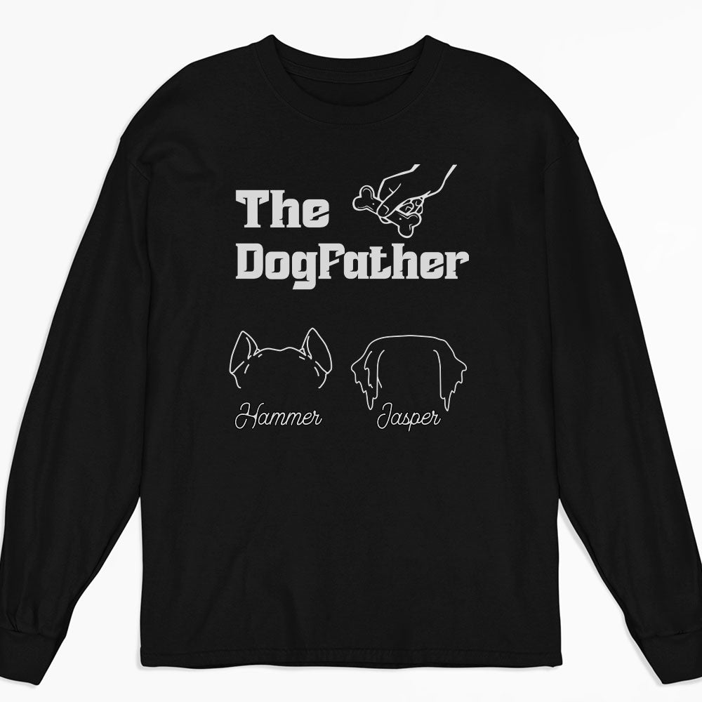 Dog Parents Line - Exclusive Personalized Custom Long Sleeve T-shirt for Pet Lovers