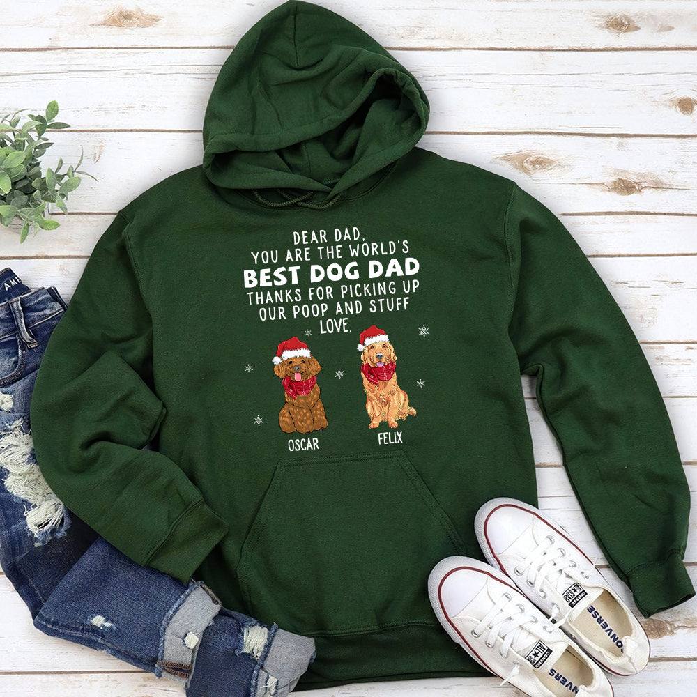 Thank You Dad/Mom - Personalized Custom Unisex 8.0 oz Hoodie for Pet Lovers
