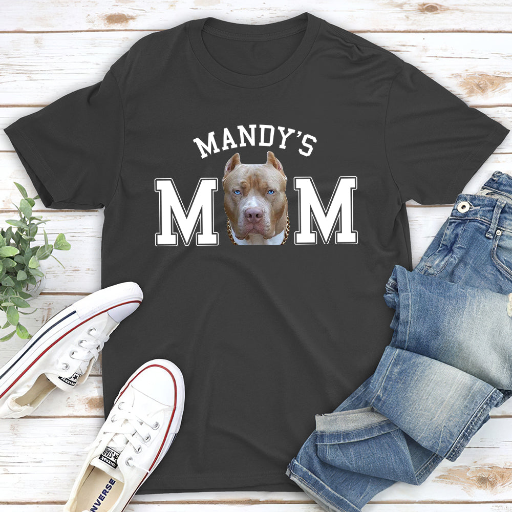Dad/Mom Personalized Custom Unisex Basic Photo T-shirt - Ideal Gift for Pet Lovers