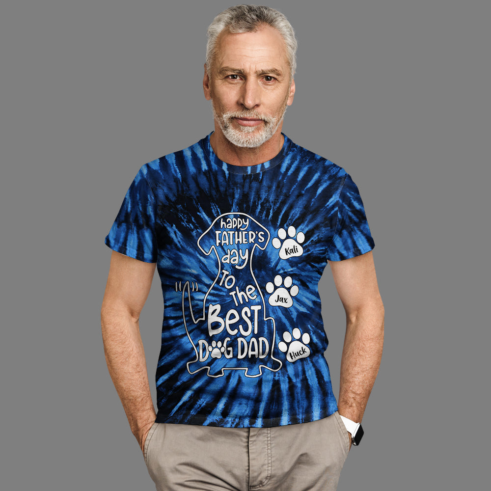 Best Dog Dad - Premium Personalized Custom All-over-print Comfortable T-shirt