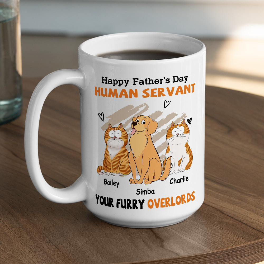 My Servant - Exquisite Personalized Custom Coffee Mug for Pet Lovers