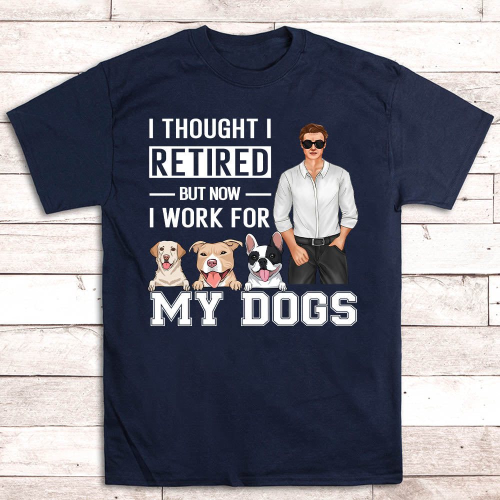 For My Dog - Personalized Custom Unisex 5.3 oz Heavy Cotton T-shirt with Copyrighted Artwork