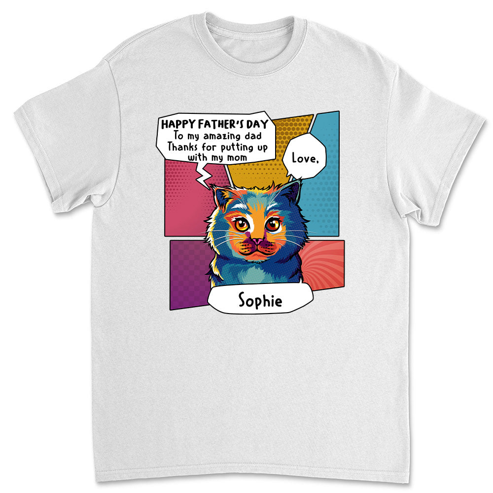 Amazing Personalized Custom Unisex Cat Dad T-shirt
