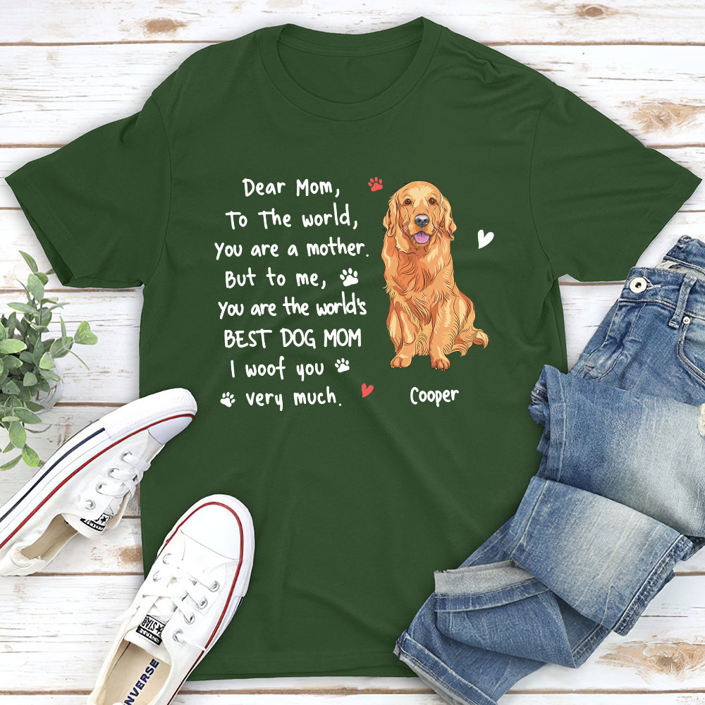 You Are The World - Personalized Custom Unisex T-shirt for Pet Lovers