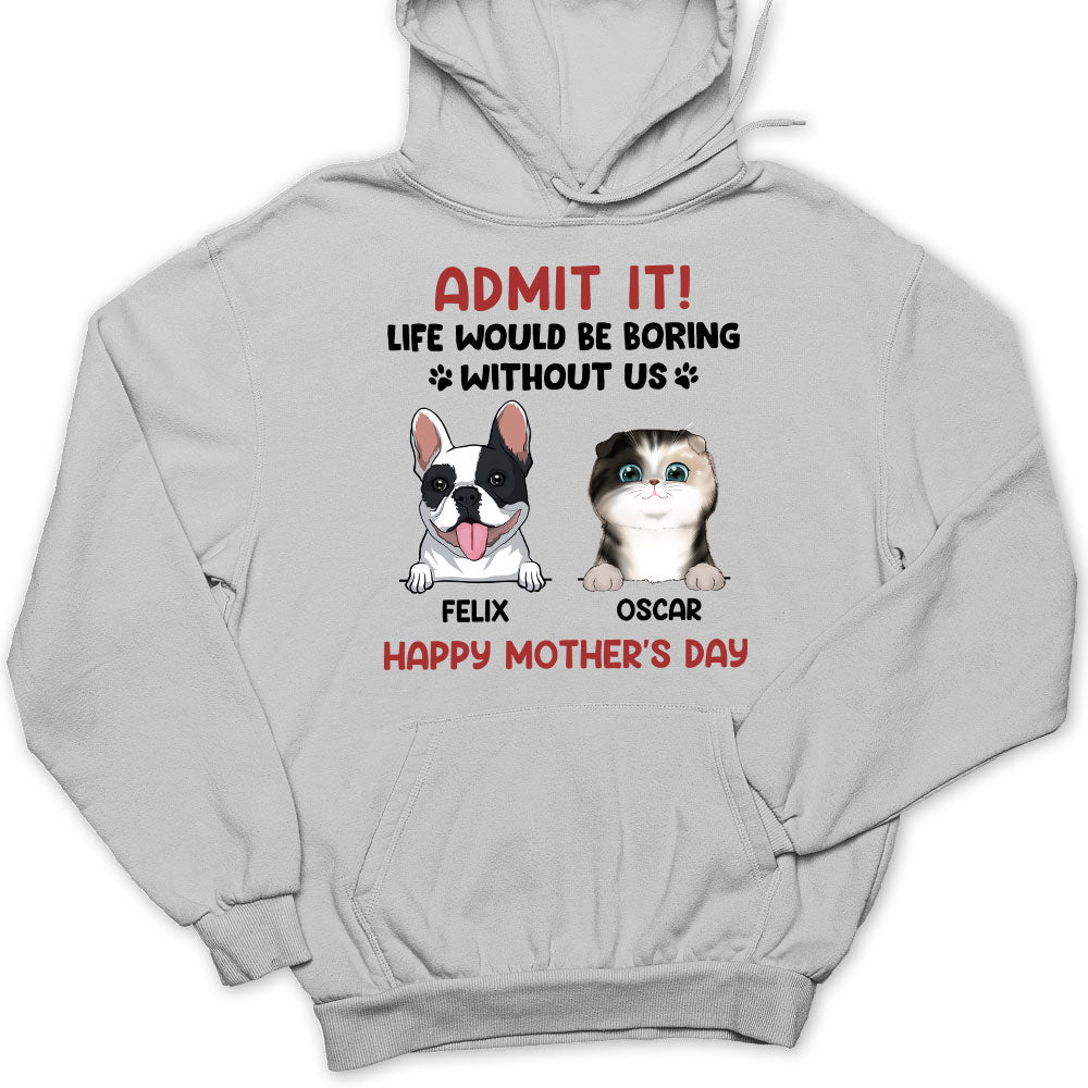 Admit It - Unisex 8.0 oz Personalized Custom Hoodie for Pet Lovers