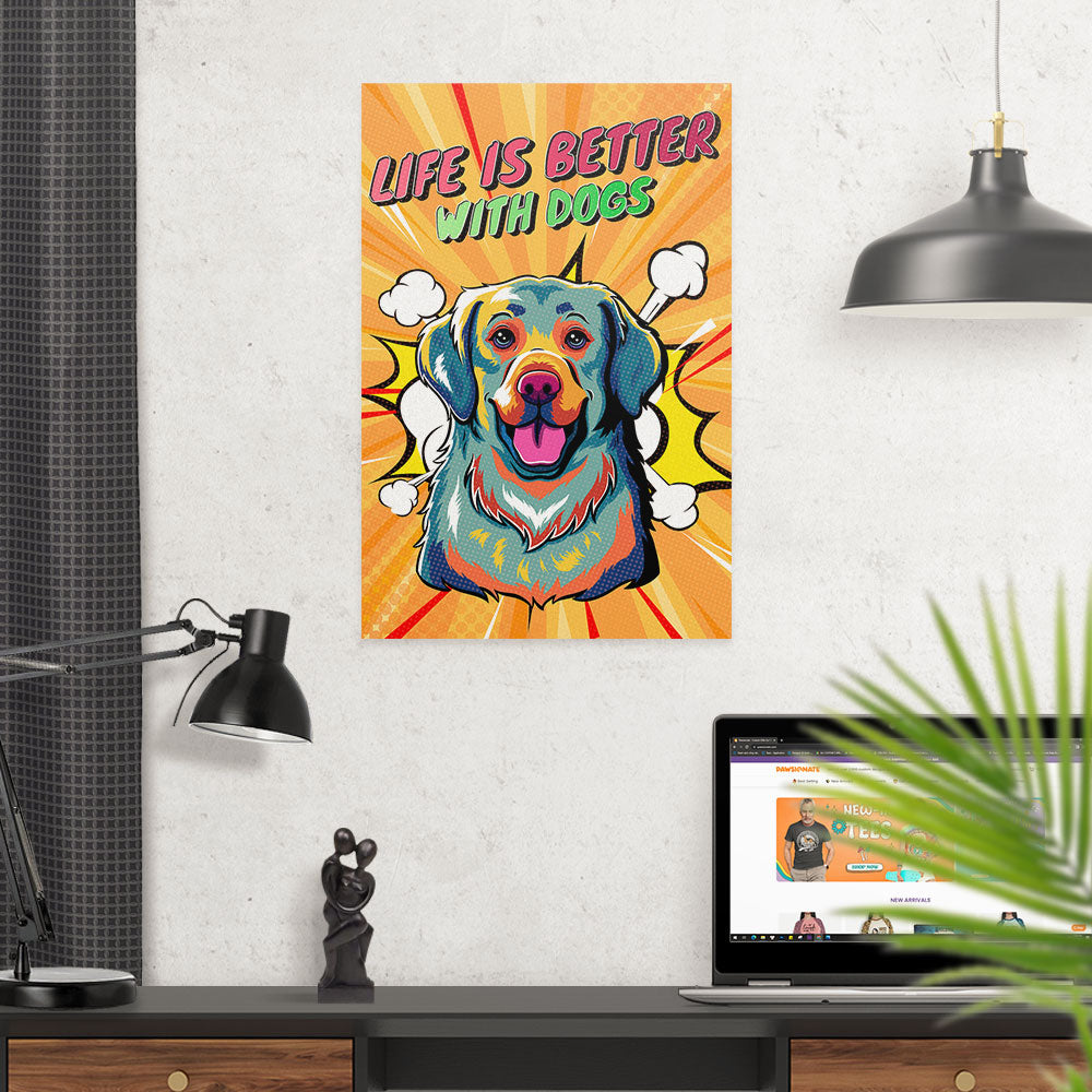 Life Is Better - High - Quality Archival Poster in 2 Sizes