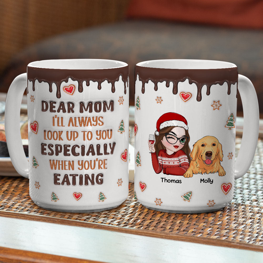 Personalized Custom 3D Inflated Effect Ceramic Mug - Ideal for All Beverages
