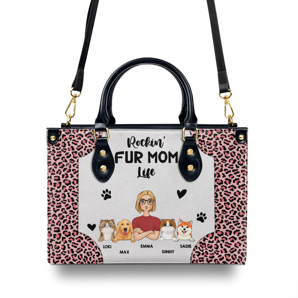 Dog Mom's Dream - Personalized Custom Leather Handbag for a Better Life