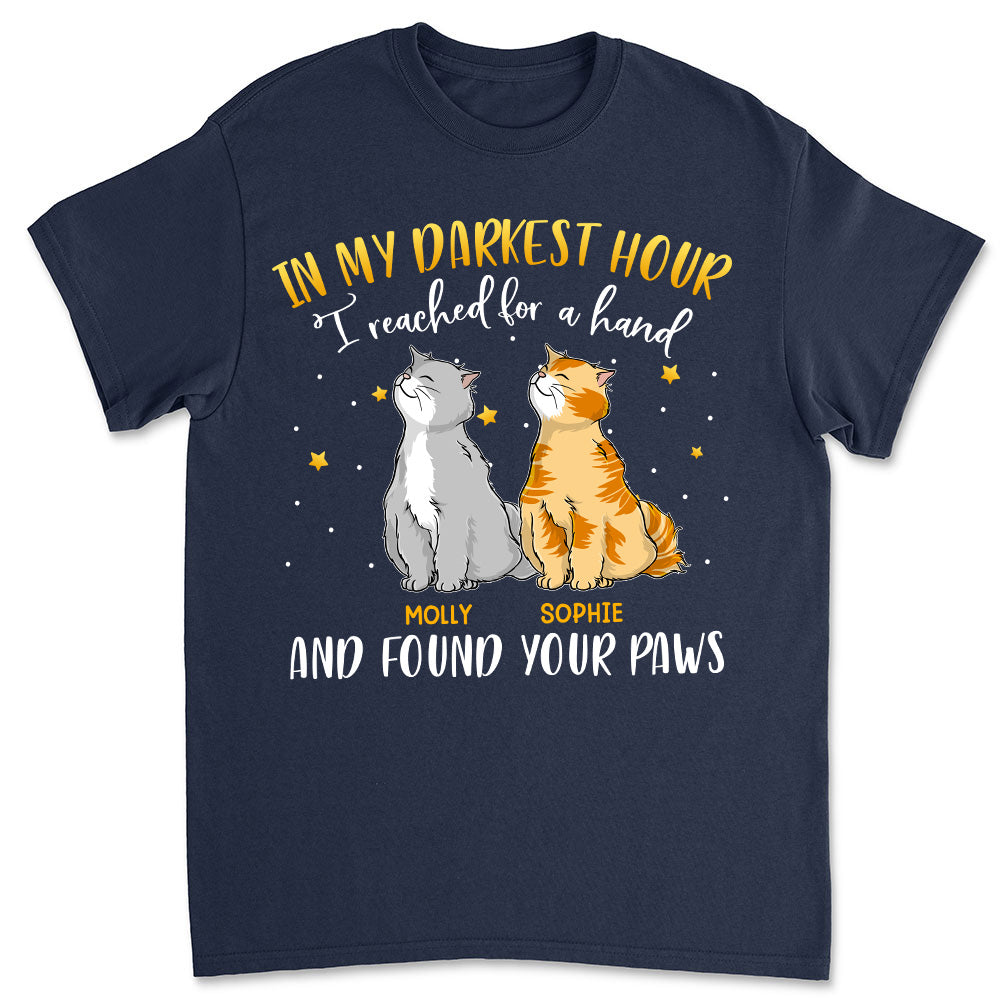 Found Your Paw - Personalized Custom Unisex 5.3 oz T - shirt for Pet Lovers