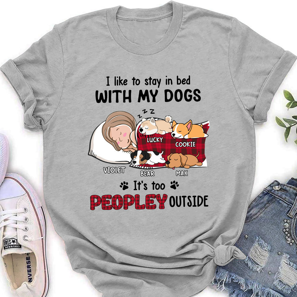 Cozy Bed - Personalized Custom Women's T-shirt for Pet Lovers