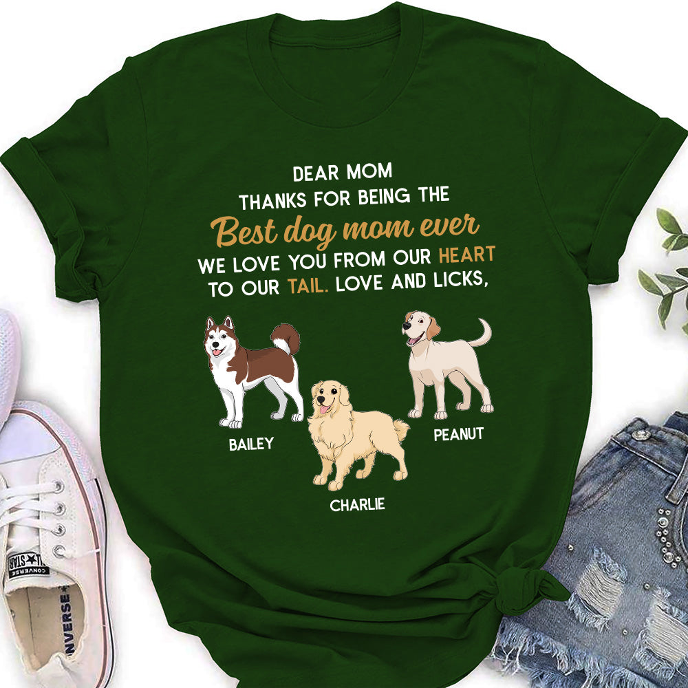 From Head To Tail - Exclusively Personalized Custom Women's T-shirt for Pet Lovers