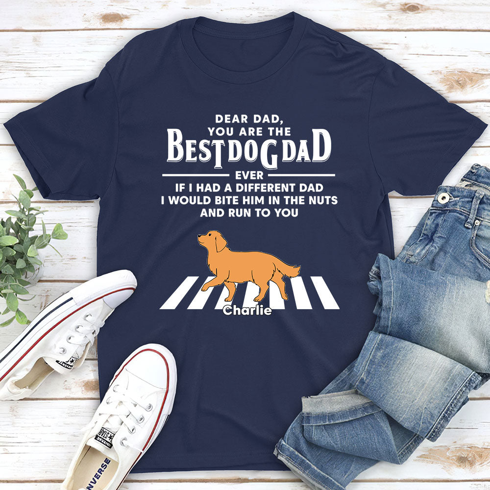 Customizable Unisex Personalized T-shirt - Dogs Run To You (Up To 4 Dogs) for Pet Lovers