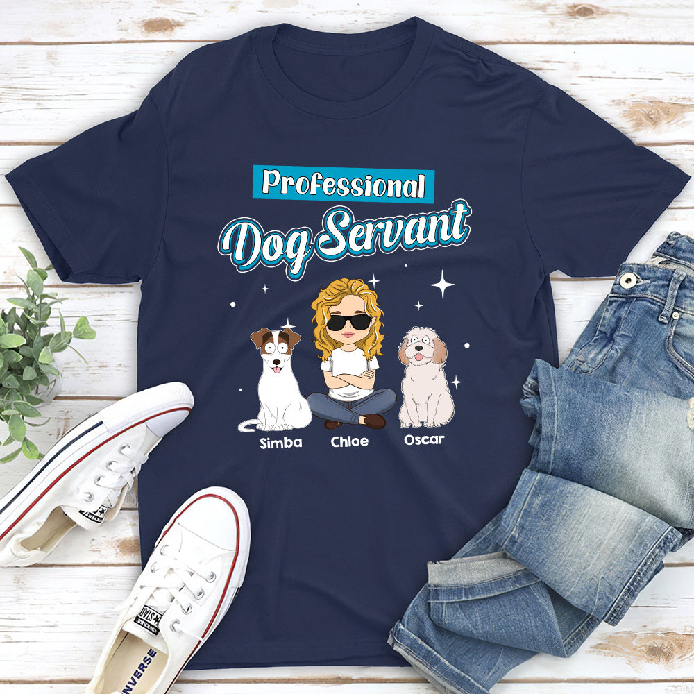 Dog Servant Funny - Stylish Personalized Custom Unisex T-shirt for Pet Lovers