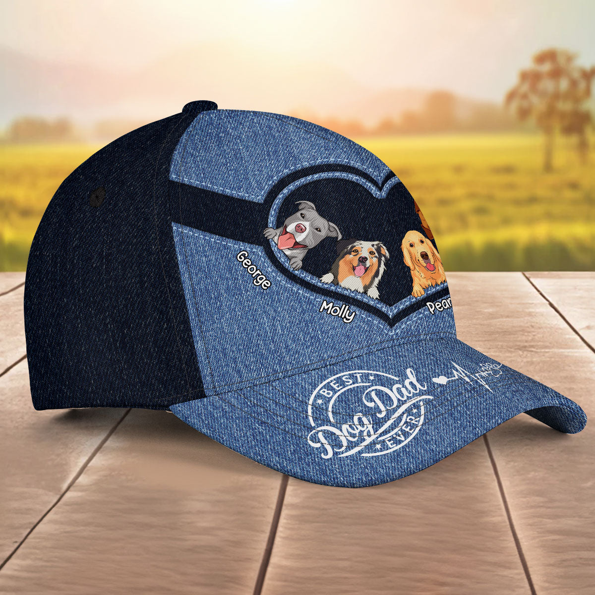 Top-Rated Personalized Custom Cap for the Best Dog Dads