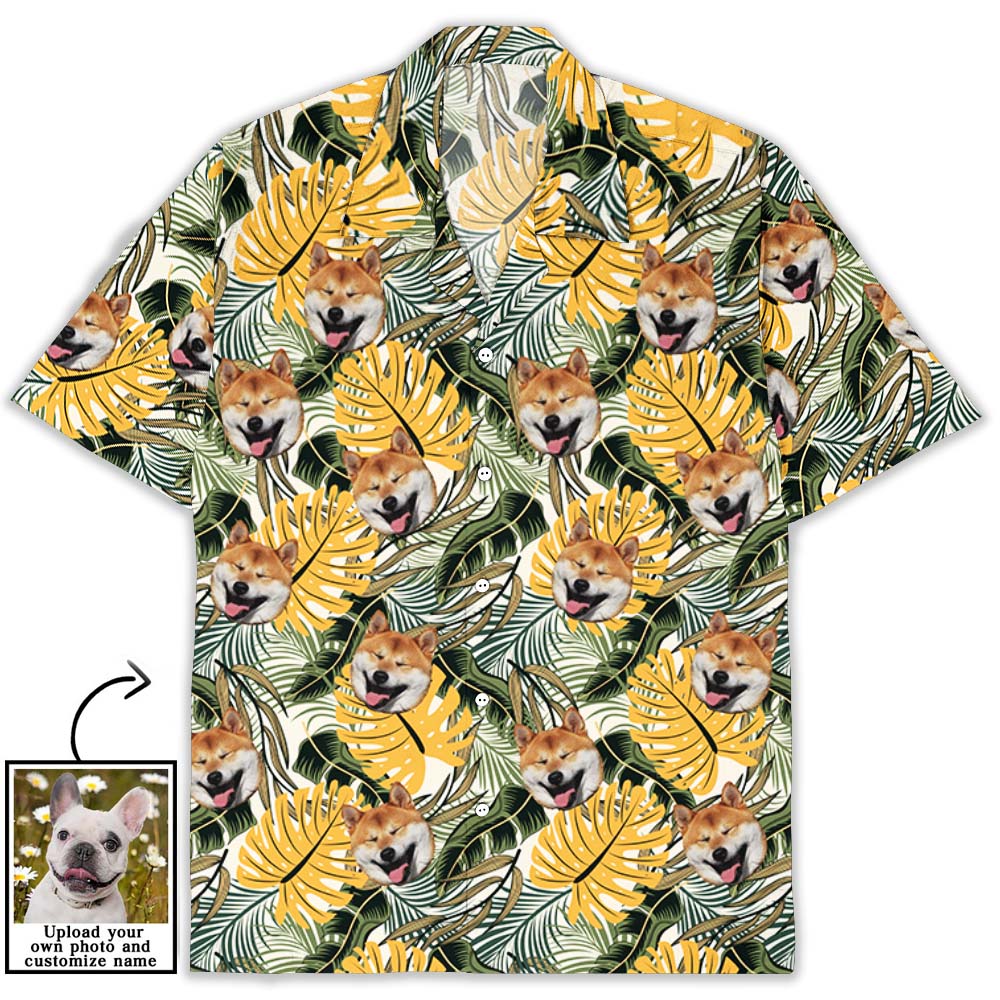Summer with Your Beloved Pet - Exclusively Personalized Custom Hawaiian Shirt