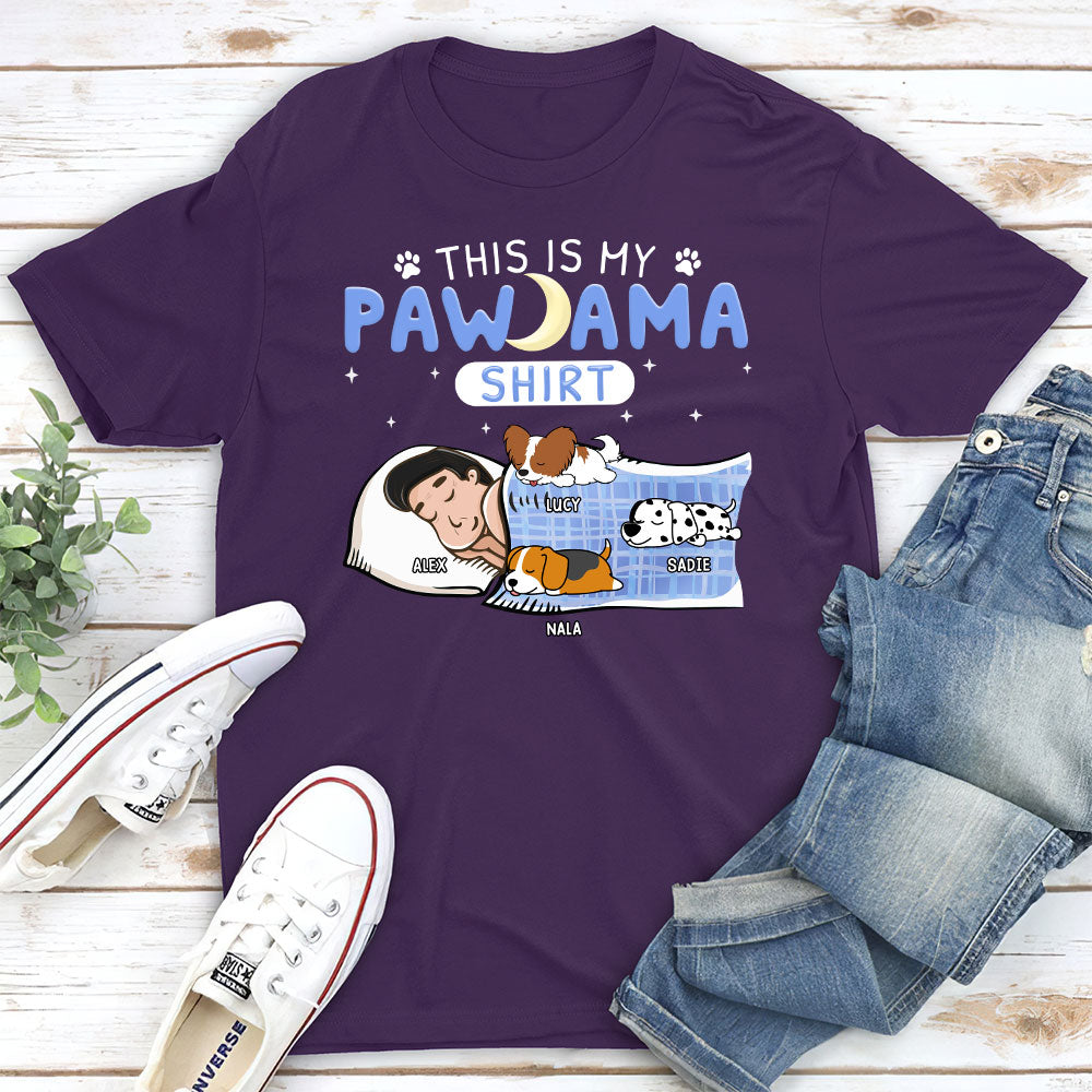 Personalized Custom Unisex Holiday Pajama T-shirt - Perfect Gift for Pet Lovers