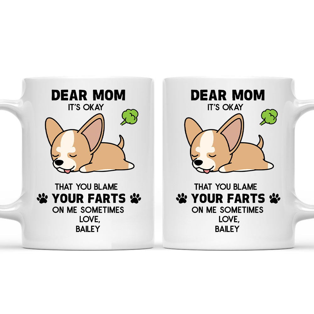 It's Okay - Personalized Custom 11oz Coffee Mug for Pet Lovers