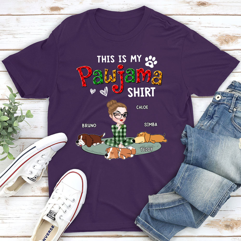 Pawjama Shirt Version 3 - Premium Personalized Custom Unisex 5.3 oz T-Shirt
