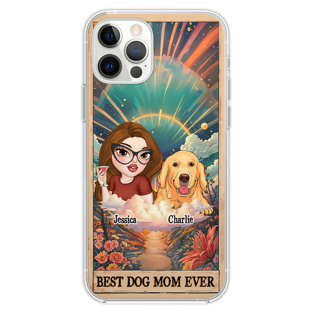 Customizable Dog Mom Tarot Personalized Phone Case - Ideal Gift for Canine - Loving Moms